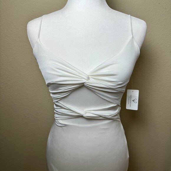 NWT WINDSOR Strike A Pose Cut Out Cutout Mini Dress - small - Picture 4 of 12